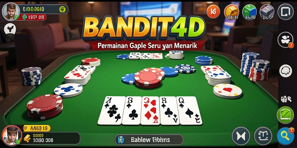 Gameplay seru Gaple di BANDIT4D yang memikat pemain.