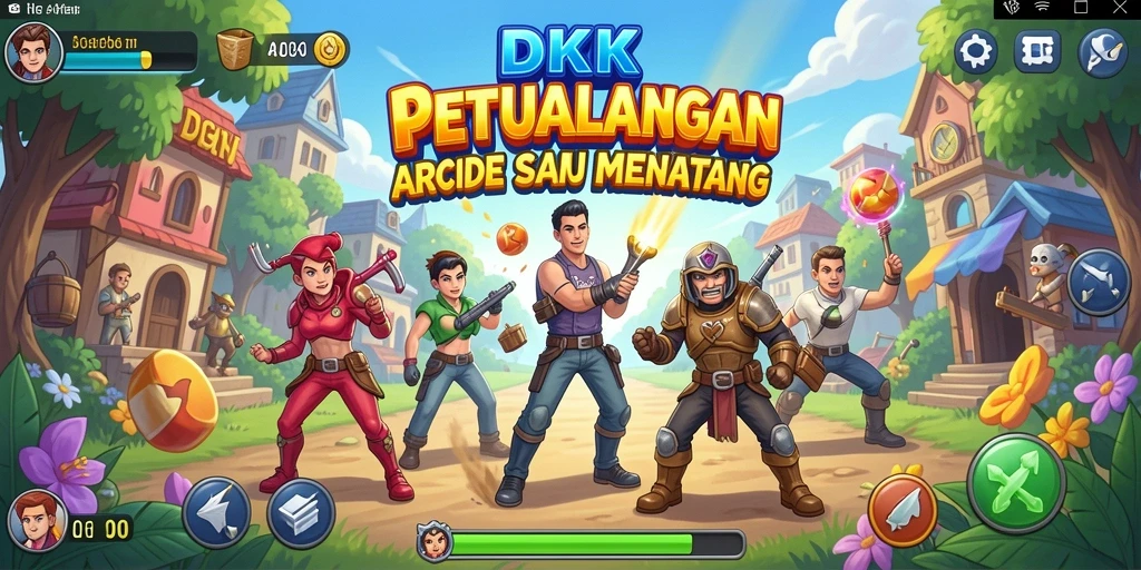 Tampilan gameplay DKK yang menegangkan dan penuh aksi.