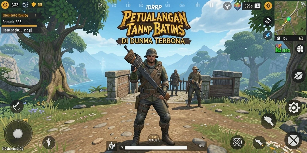 Tampak menariknya gameplay di dunia terbuka IDRRP.
