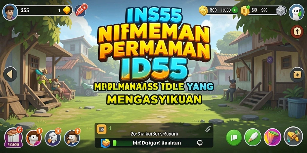 Tampilan gameplay INS55 yang menarik dan penuh warna.
