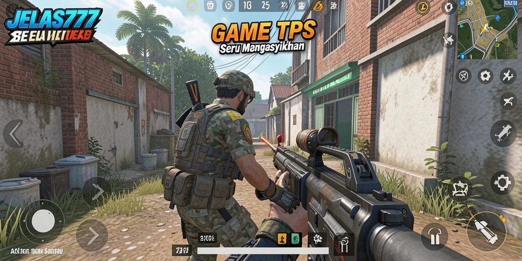 Tampilan gameplay seru di JELAS777, penuh aksi dan strategi.