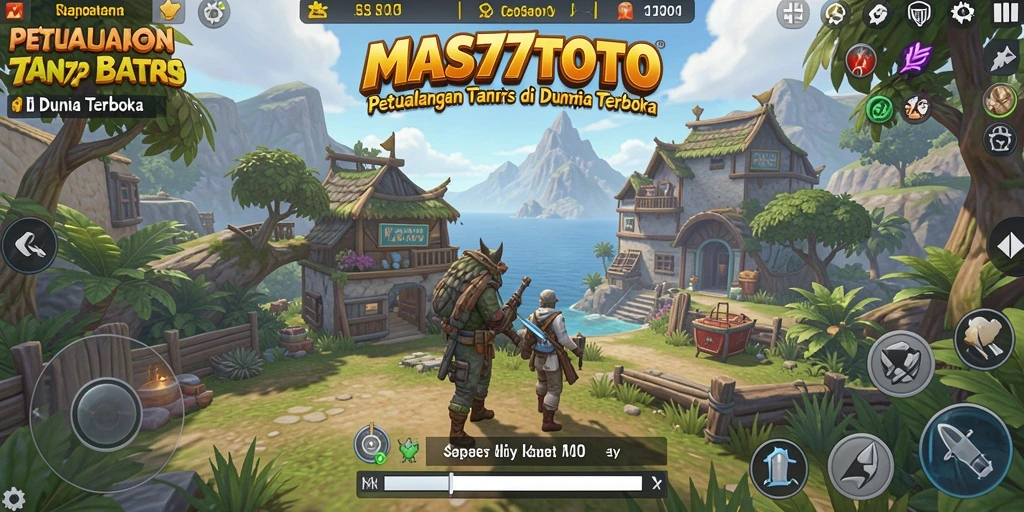 Tampilan menarik dari gameplay eksplorasi dunia terbuka MAS77TOTO.
