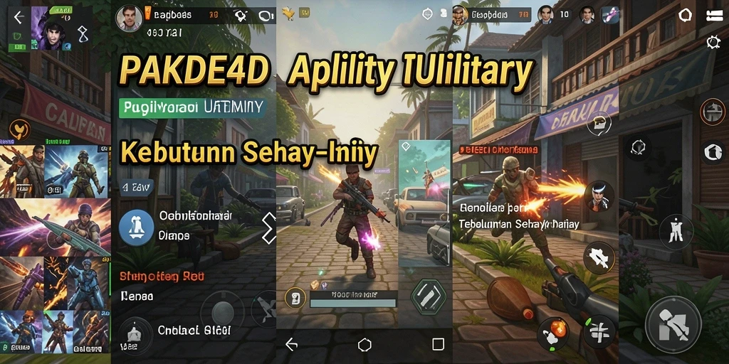 Screenshot utama PAKDE4D menampilkan antarmuka aplikasi Utility yang intuitif.