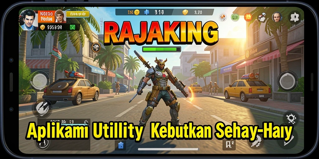 Tampilan aplikasi RAJAKING yang intuitif dan interaktif.