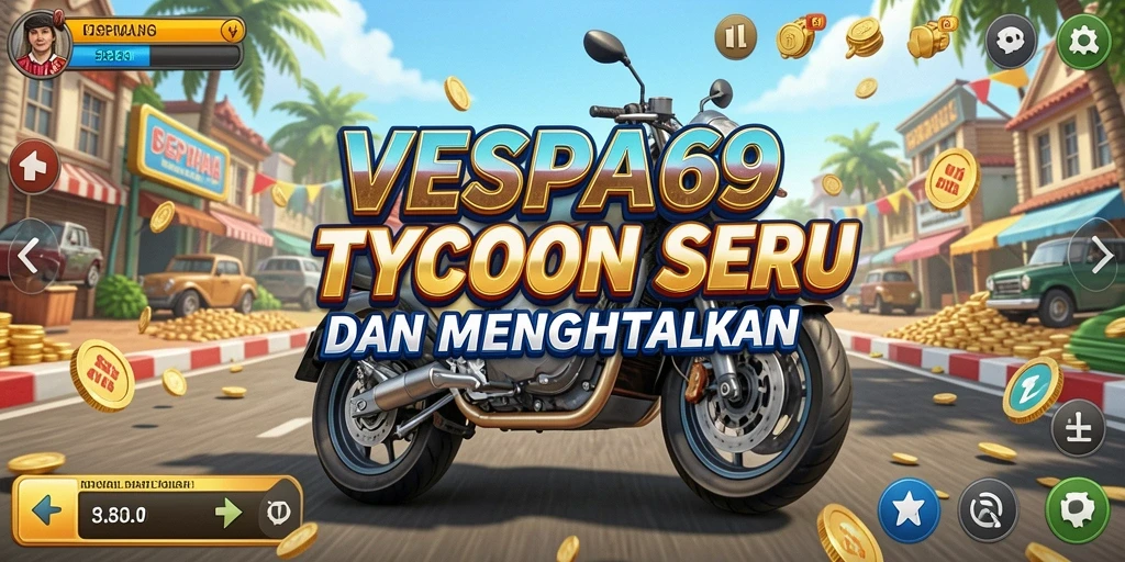 Tampilan menarik dari gameplay VESPA69 yang penuh strategi.